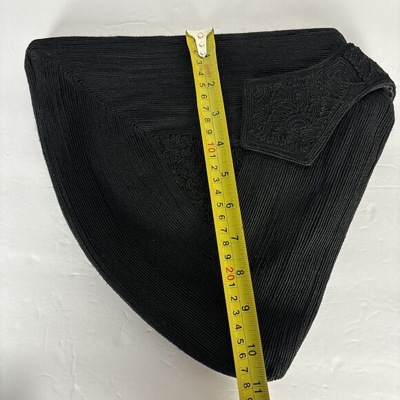 Genuine Corde' by Luxor Handbag Purse Triangular Black Handle Strap - Picture 14 of 16